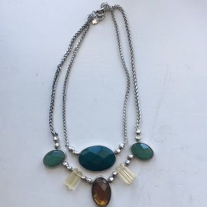 Lucky Brand Double Strand statement necklace